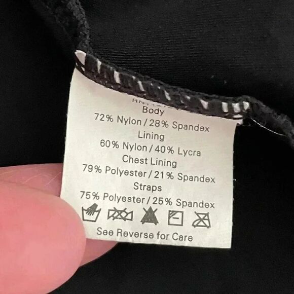 SPANX Women’s V-Neck Black Triangle Padded SZ 8 #1094 - Picture 7 of 10